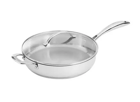 28CM SAUTE PAN & LID - 4 LITRE - STAINLESS STEEL - SCANPAN