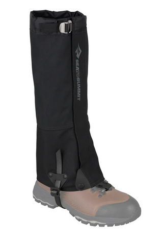 GAITERS - BLACK CANVAS - X-LARGE - QUAGMIRE - SEA TO SUMMIT