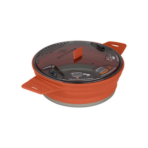 X-POT -  1.4 LITRE COOKING POT - COLLAPSIBLE - RUST - SEA TO SUMMIT