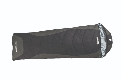 SLEEPING BAG - PALM PASSPORT BLACK & CHARCOAL -  -5 deg - OZ TRAIL