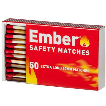 MATCHES - 90mm - B0X of 50 - EMBER