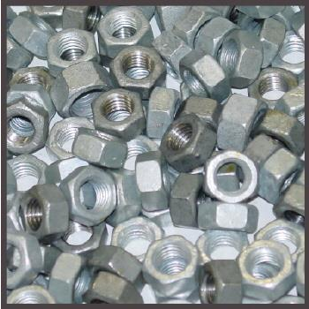 NUT - HEX METRIC - M8 - HOT DIP GALVANISED - INDIVIDUAL