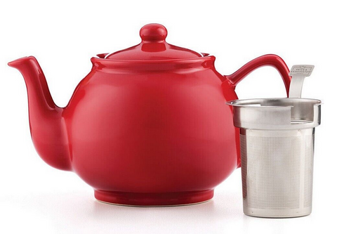 RED 6 CUP  TEAPOT - PRICE & KENSINGTON