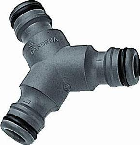 HOSE COUPLING - 12mm - PLASTIC - 3 WAY - GARDENA