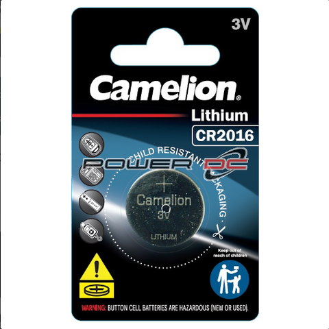 CR2016 - LITHIUM BATTERY  - CAMELION