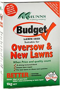 LAWN SEED - BUDGET - 1 KILO - MUNNS