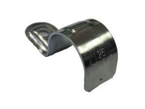 PIPE SADDLE  -  25m - HALF METAL - 6.5mm HOLE