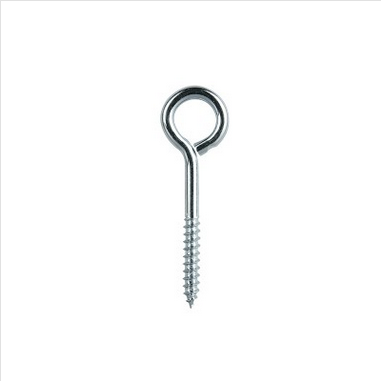 SCREW EYE - ZP  - LONG SHANK -  76mm x 4.9mm - Each