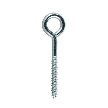 SCREW EYE - ZP  - LONG SHANK - 102mm x 6.3 DIAMETER - Each