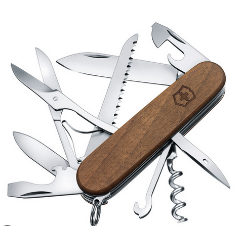 HUNTSMAN - WALNUT WOOD - VICTORINOX  - SWISS ARMY KNIFE