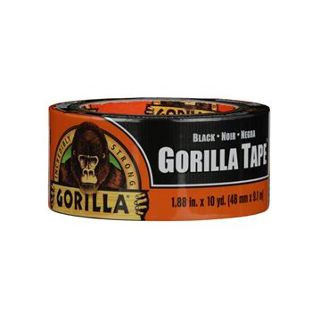 GORILLA BLACK TAPE - CLOTH/DUCT - 48mm x 9.1m