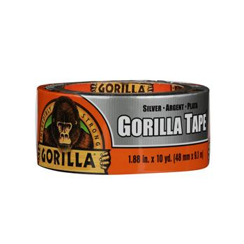 GORILLA SILVER TAPE - CLOTH/DUCT - 48mm x 9.1m