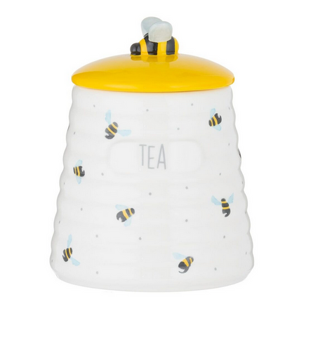 TEA JAR  - SWEET BEE - 15 x 12CM - 700MLS - PRICE & KENSINGTON