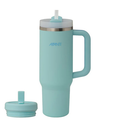 HYDROQUENCH TUMBLER AIRTIGHT & INSULATED - 1 LITRE - 2 LIDS - SEA BREEZE - AVANTI