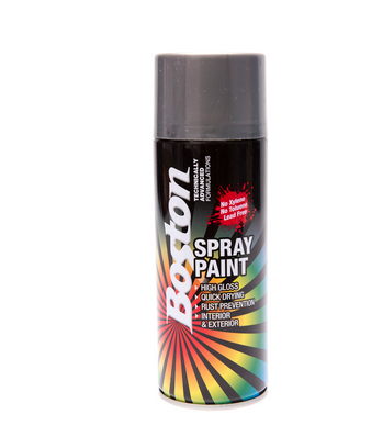 SPRAY PAINT - GREY PRIMER ENAMEL AEROSOL - 250G - BOSTON