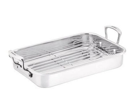 ROASTING DISH - WITH RACK - 44x26x11cm  - SCANPAN