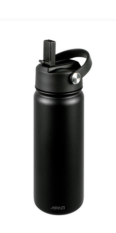 HYDROSPORT SIPPER INSULATED  BOTTLE - 550ml BLACK - AVANTI