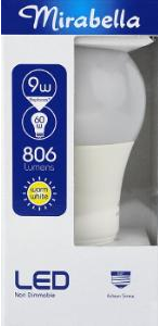 GLOBE - LED GLS - ES - 9W - 800 Lumens - Warm White