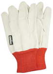 GLOVES - COTTON & POLYESTER WORK GLOVES  - 6 PAIRS - MEDIUM