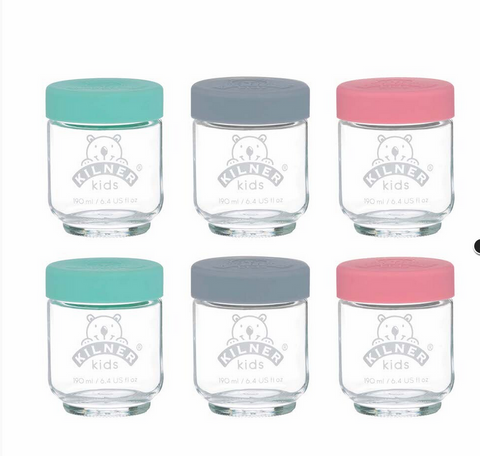 KIDS JAR SET - 6 PIECE SET - 190ml - KILNER