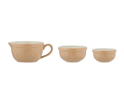 MEASURING CUPS - SET OF 3 - CERAMIC - CANE - MASON CASH