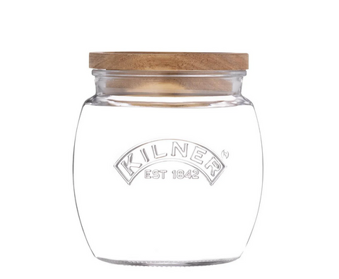 UNIVERSAL JAR - WOODEN LID - 2 Litre  - KILNER
