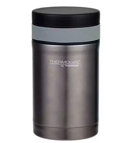 THERMOS - 500ML -  SMOKE THERMOCAFE  FOOD JAR WITH SPOON -  GENUINE THERMOS