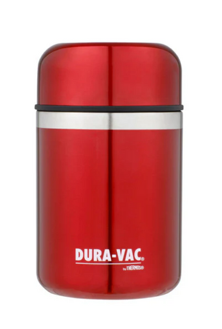 THERMOS - 350ML -  RED or BLUE DURA VAC STAINLESS STEEL FOOD JAR - GENUINE THERMOS