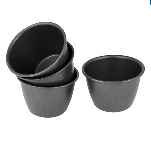 PUDDING MOULD - 7.5x6cm  - SET OF 4 - BAKEMASTER