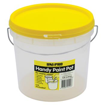 BUCKET PLASTIC - WITH LID - 4.6 LITRE