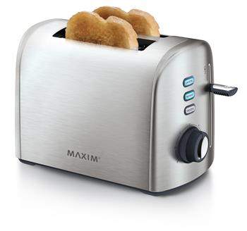 TOASTER 2 SLICE - MAXIM - STAINLESS STEEL