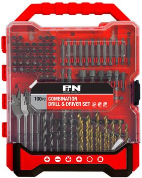 DRILL & SCREW DRIVER BIT SET - 100 PIECE - P & N