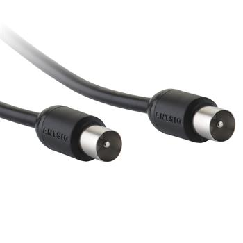 LEAD TV PAL -  BLACK ANTSIG -  1.5 Metres