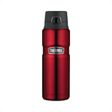 THERMOS - 710ml -  STAINLESS STEEL KING VACUUM DRINK BOTTLE - RED