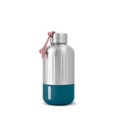 WATER BOTTLE - EXPLORER - OCEAN - 650mls  - STAINLESS STEEL - BLACK+BLUM