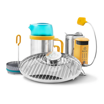 CAMPSTOVE COMPLETE KIT  - BIOLITE - TURNS FIRE INTO ELECTRICITY