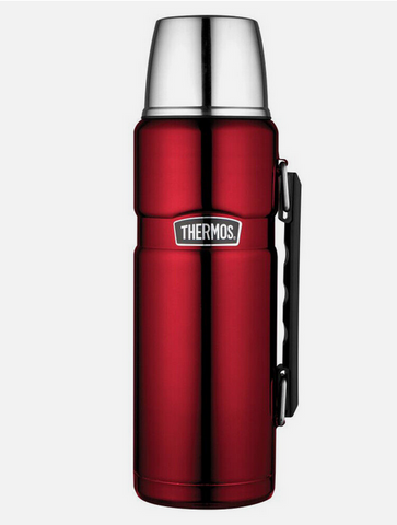 THERMOS - 2 LITRE - INSULATED KING FLASK - RED - GENUINE THERMOS