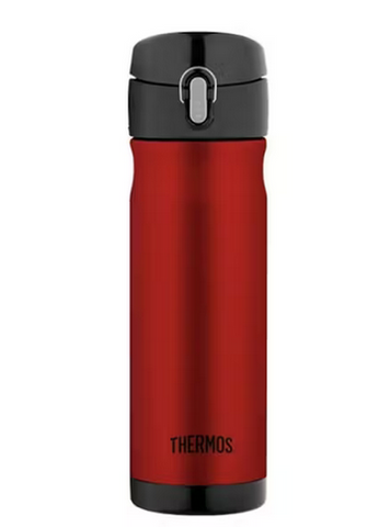 THERMOS - 470mls RED COMMUTER BOTTLE -  INSULATED STAINLESS STEEL - RED - GENUINE THERMOS