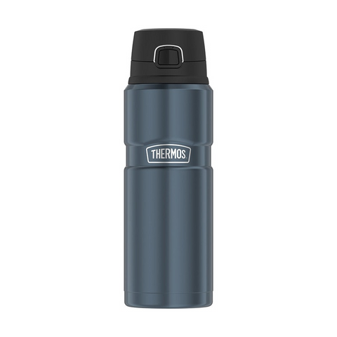 THERMOS - 710mls FLIP TOP VACUUM BOTTLE - SLATE - GENUINE THERMOS