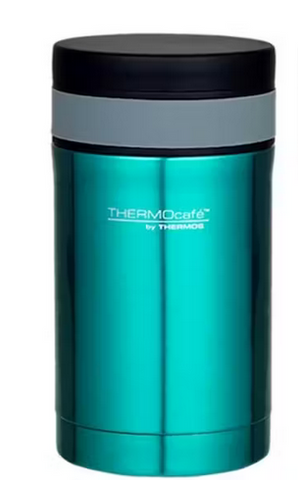 THERMOS - 500ML -  TEAL THERMOCAFE  FOOD JAR WITH SPOON -  GENUINE THERMOS