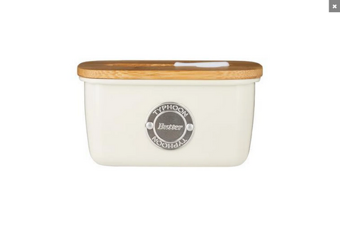 BUTTER DISH - 650MLS  CREAM - TYPHOON LIVING