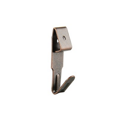PICTURE HOOK - ANGLE DRIVE  - FLORENTINE BRONZE - 6 PACK