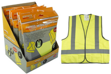 VEST - SAFETY VEST WITH REFLECTIVE BAND - XL