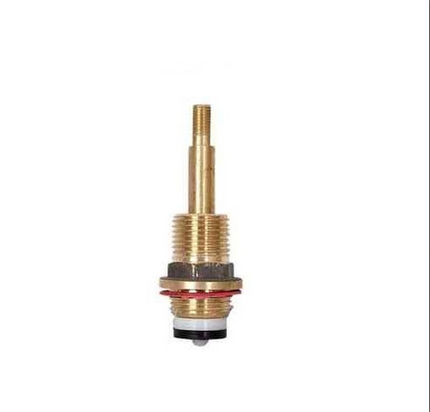 SPINDLE - WALL SPINDLE  -  BRASS - 1/2 SBA THREADED - 2 FLAT SIDES - MILDON
