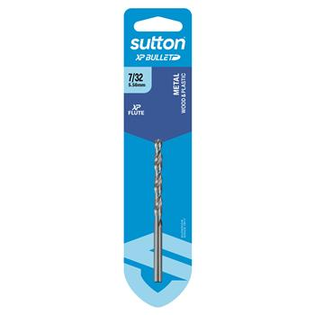 7/32" DRILL BIT - HSS BRIGHT XP BULLET  - SUTTON