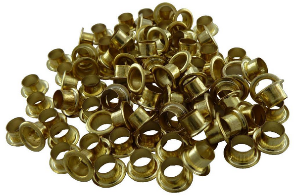 EYELETS - BRASS PLATED - 100 PIECES - 5mm – Blue Mountains Camping