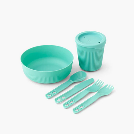 PASSAGE DINNERWARE SET - 6 PIECE - LIGHT BLUE  - SEA TO SUMMIT
