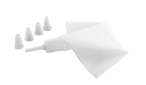 ICING BAG SET - WITH 5 NOZZLES  - AVANTI
