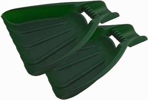 LEAF SCOOPS - JUMBO PLASTIC - 2 PACK
