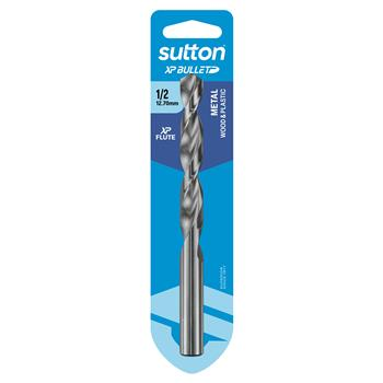 1/2in HSS DRILL BIT - BRIGHT XP BULLET - SUTTON